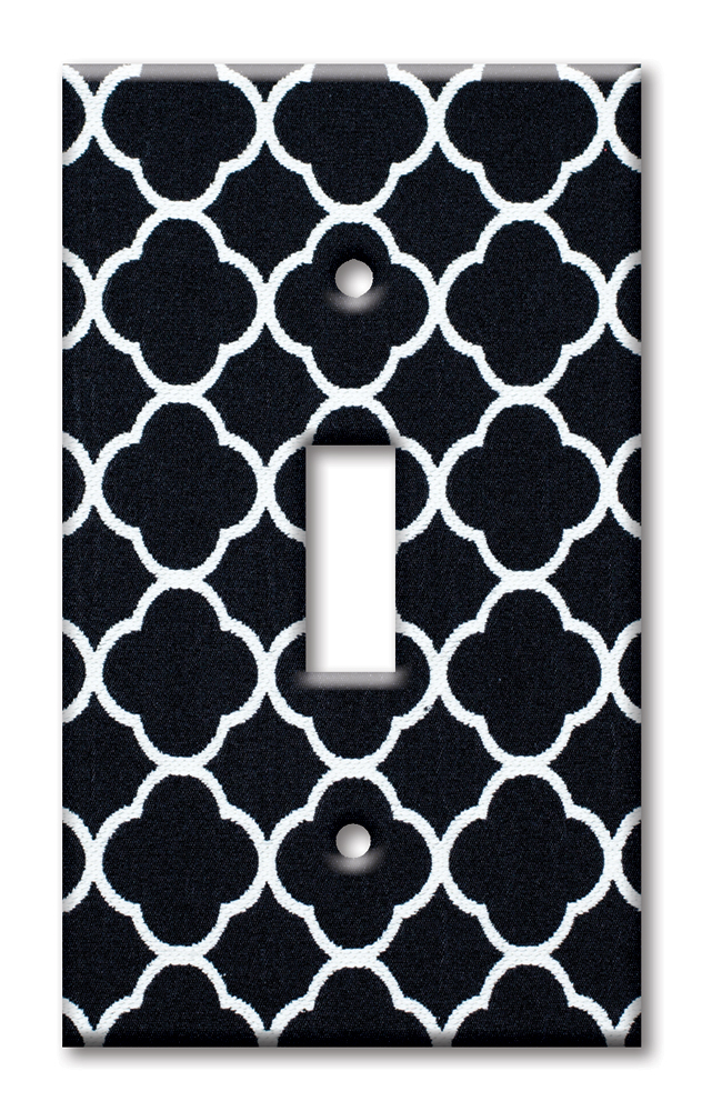 Art Plates - Decorative OVERSIZED Wall Plate - Outlet Cover - Lattice