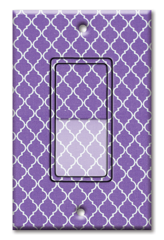 Purple Geometric - #8156