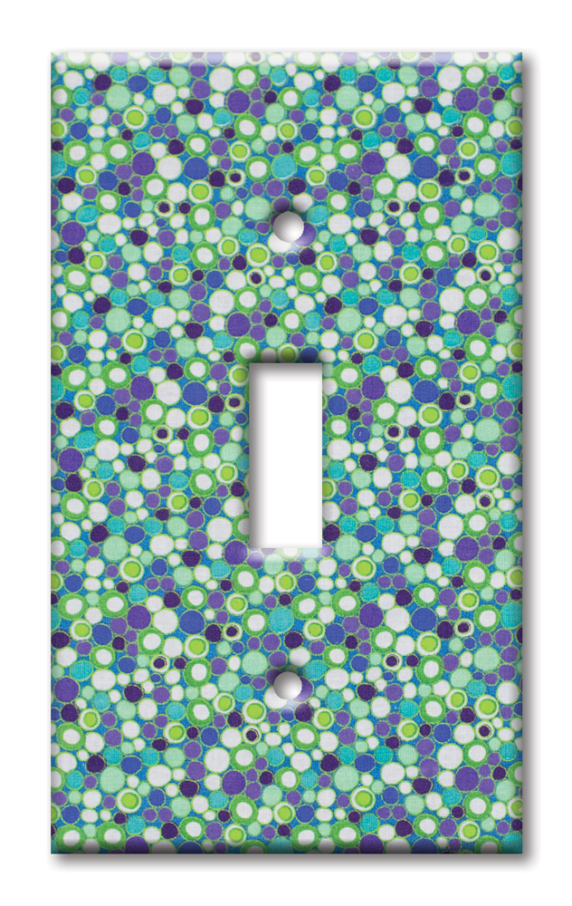 Art Plates - Decorative OVERSIZED Switch Plates & Outlet Covers - Purple Rain
