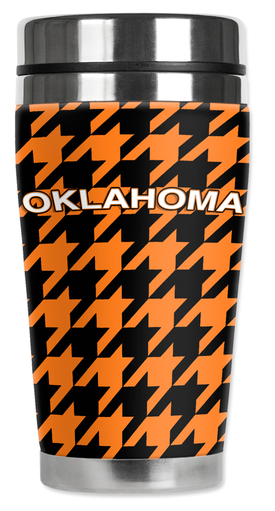 Oklahoma Orange Herringbone Pattern - #8172