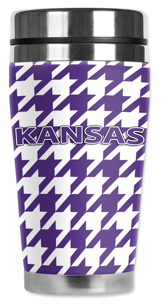 Kansas Purple Herringbone Pattern - #8174