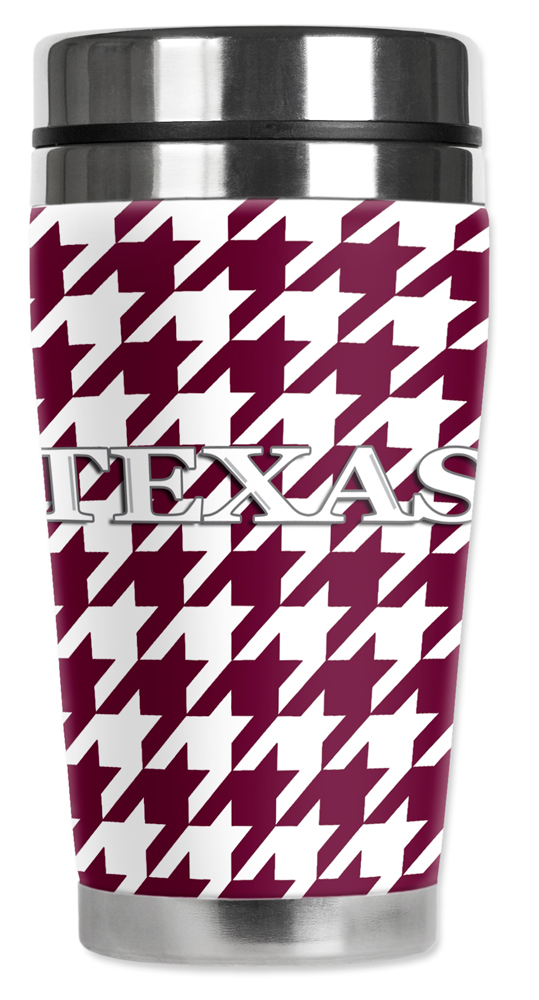 Texas Crimson Herringbone Pattern - #8177