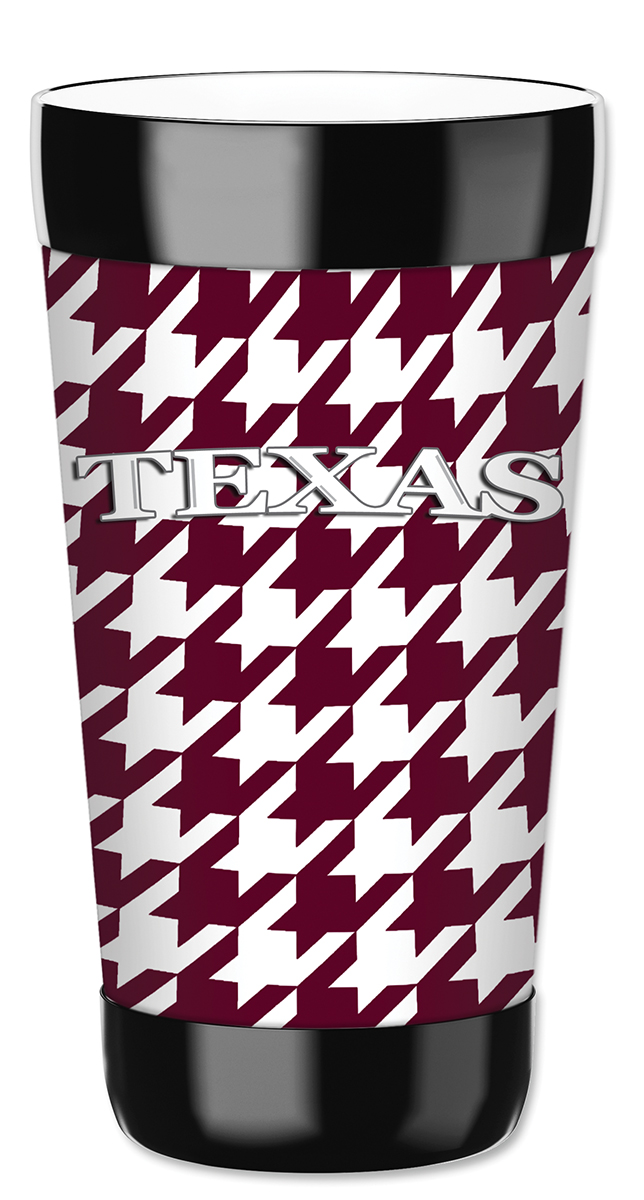 Texas Crimson Herringbone Pattern - #8177