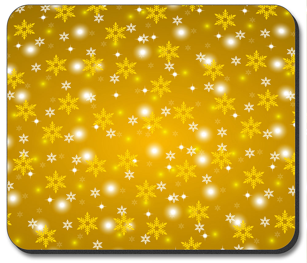 Gold Snow Flakes - #8208