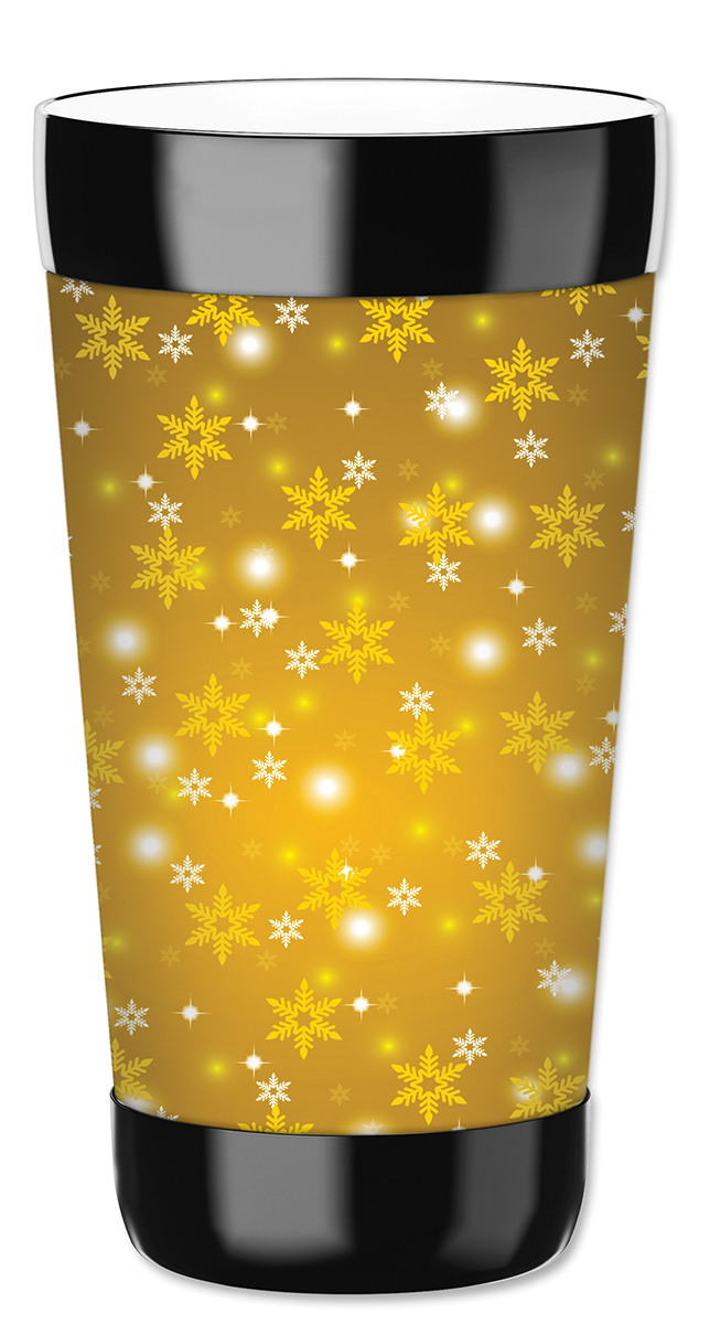 Gold Snow Flakes - #8208