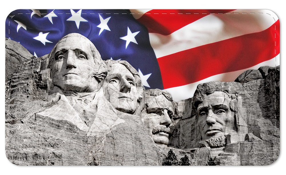 Mount Rushmore Flag Background - #8211