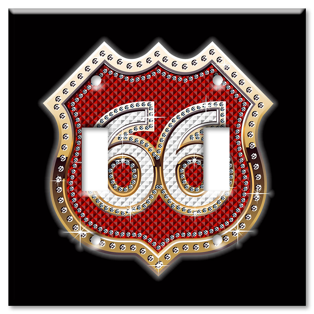 Route 66 Bling (red) - #837