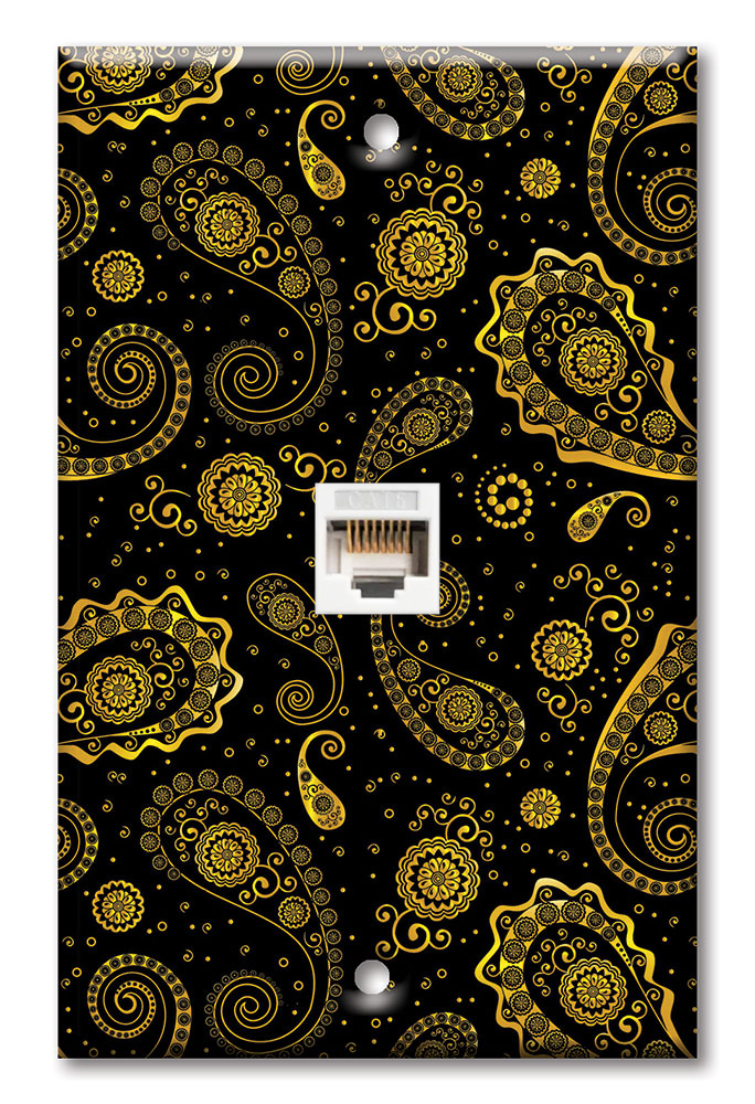 Gold Paisley - #839