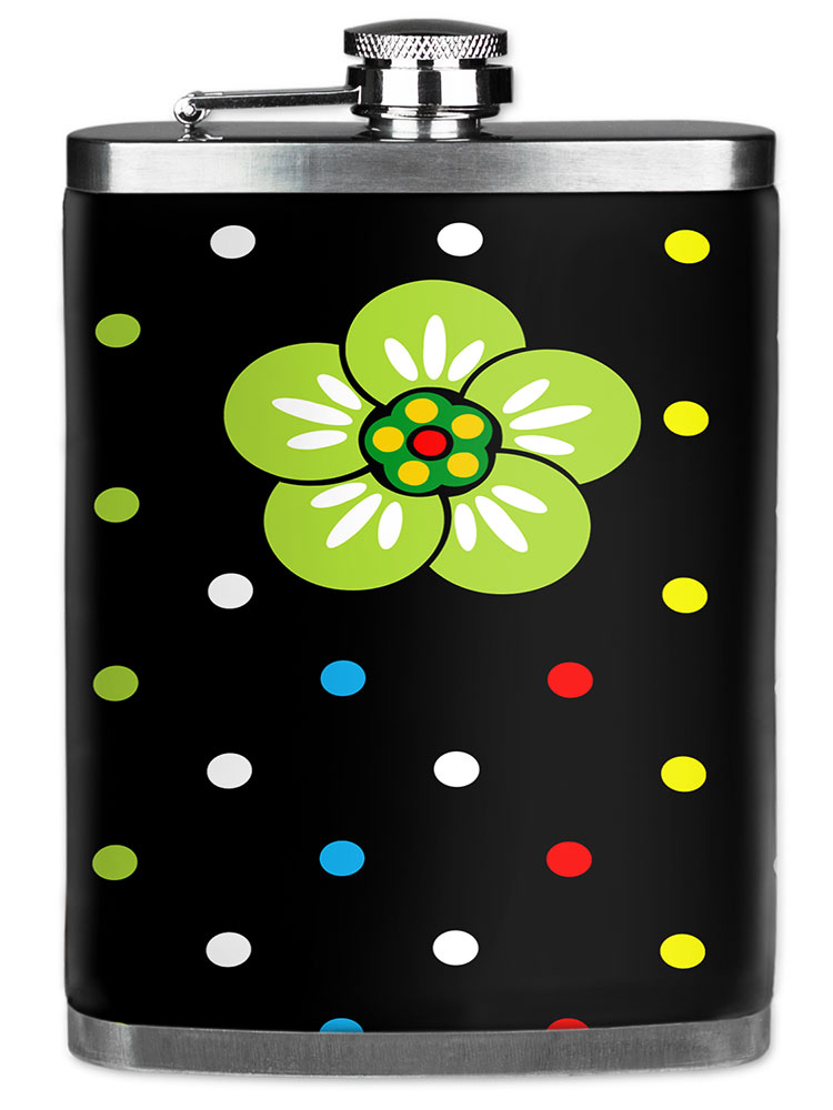 Polka Dots with Flower - #848