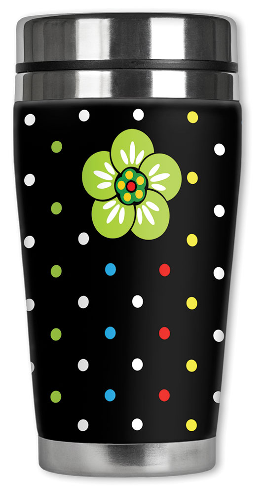 Polka Dots with Flower - #848