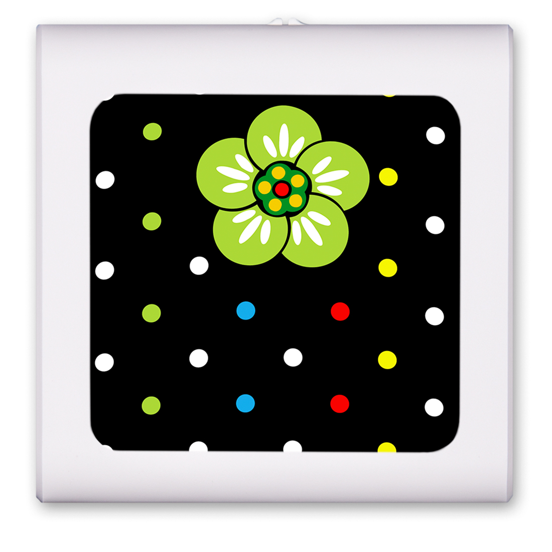 Polka Dots with Flower - #848