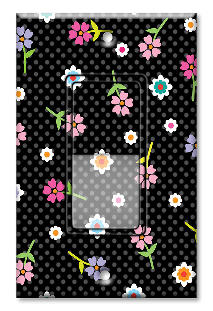 Flowers and Polka Dots - #850