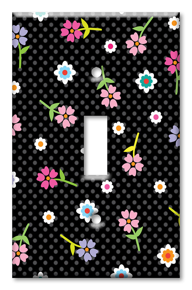 Flowers and Polka Dots - #850