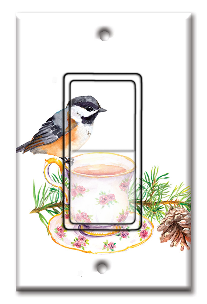 Bird At Tea Time - #8516
