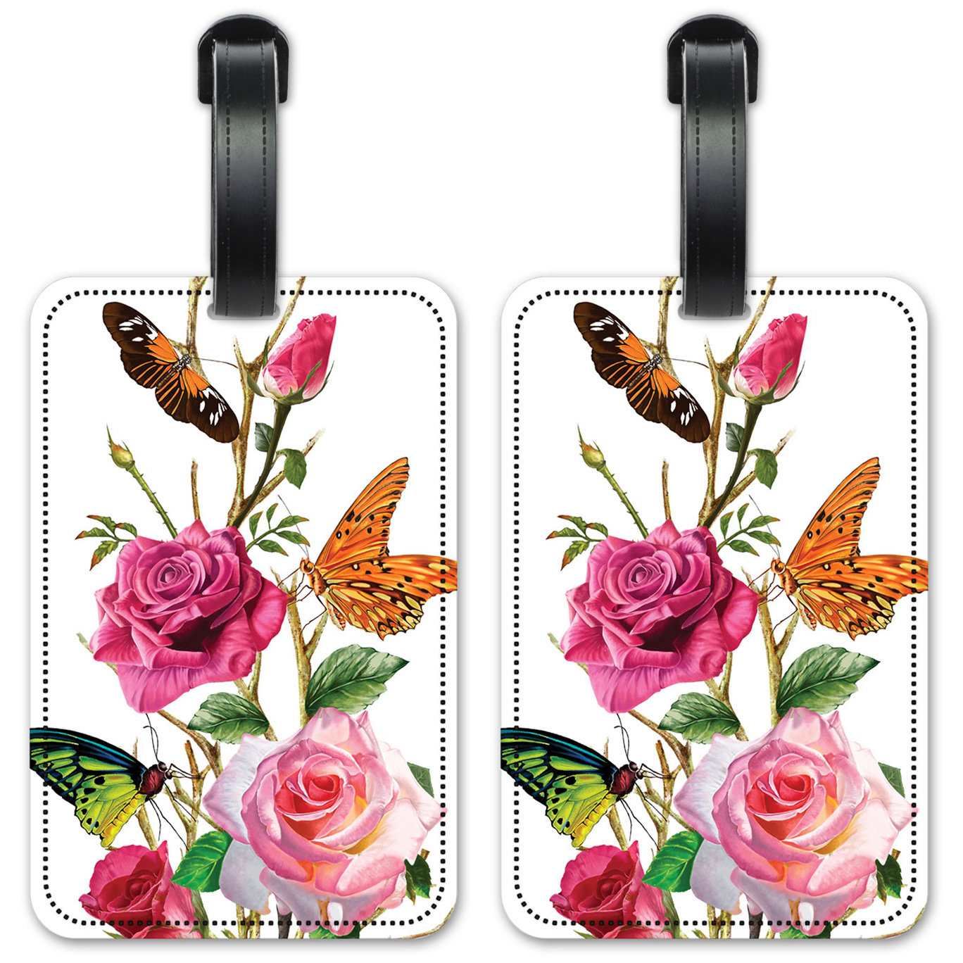 Butterflies on Roses - #8518