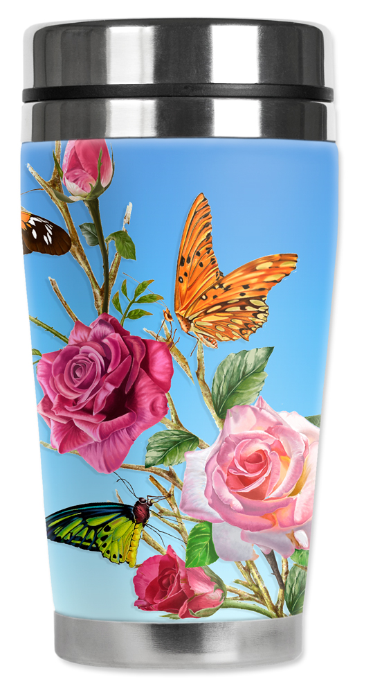 Butterflies on Roses - #8518