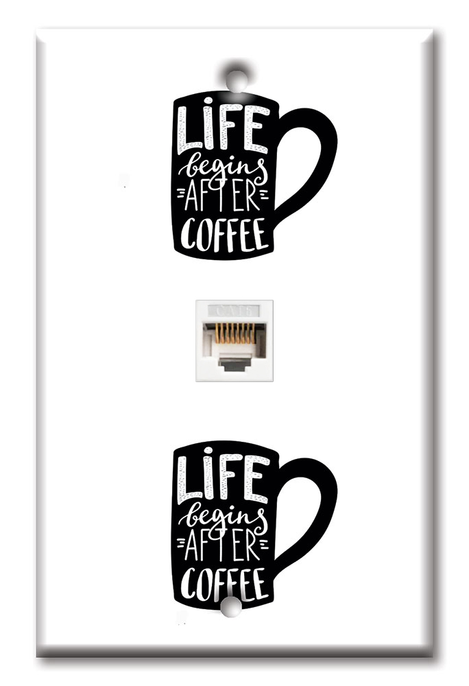 Life Begins After Coffee - #8525