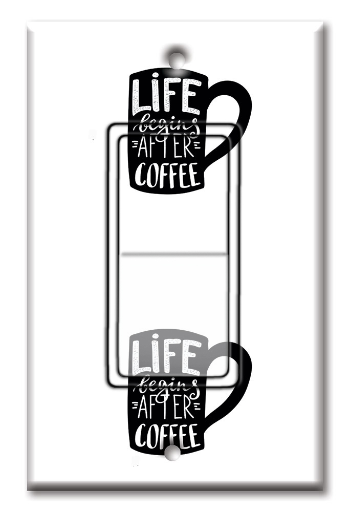 Life Begins After Coffee - #8525