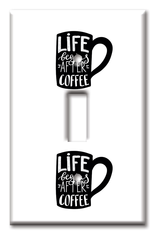 Life Begins After Coffee - #8525