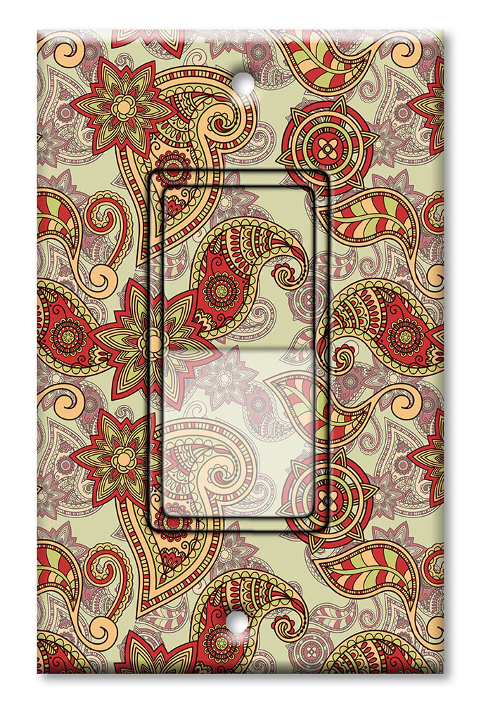 Red Paisley - #854