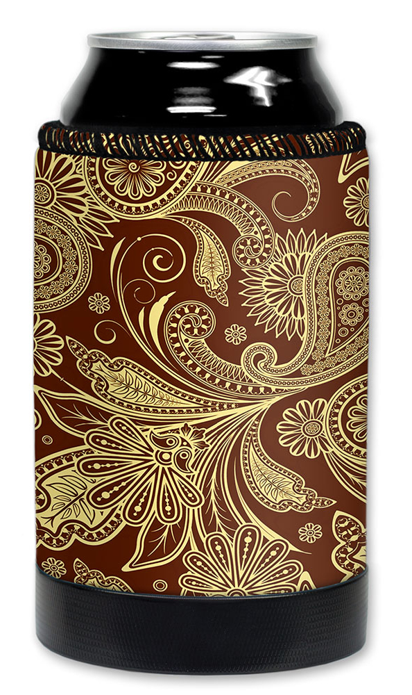 Yellow & Brown Paisley - #858