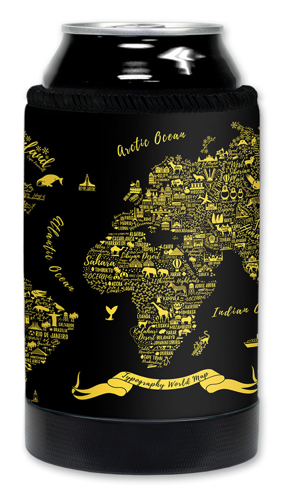 Typography World Map - #8580