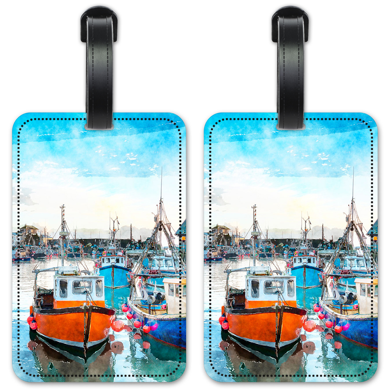 Fishing Boats In the Bay - #8597