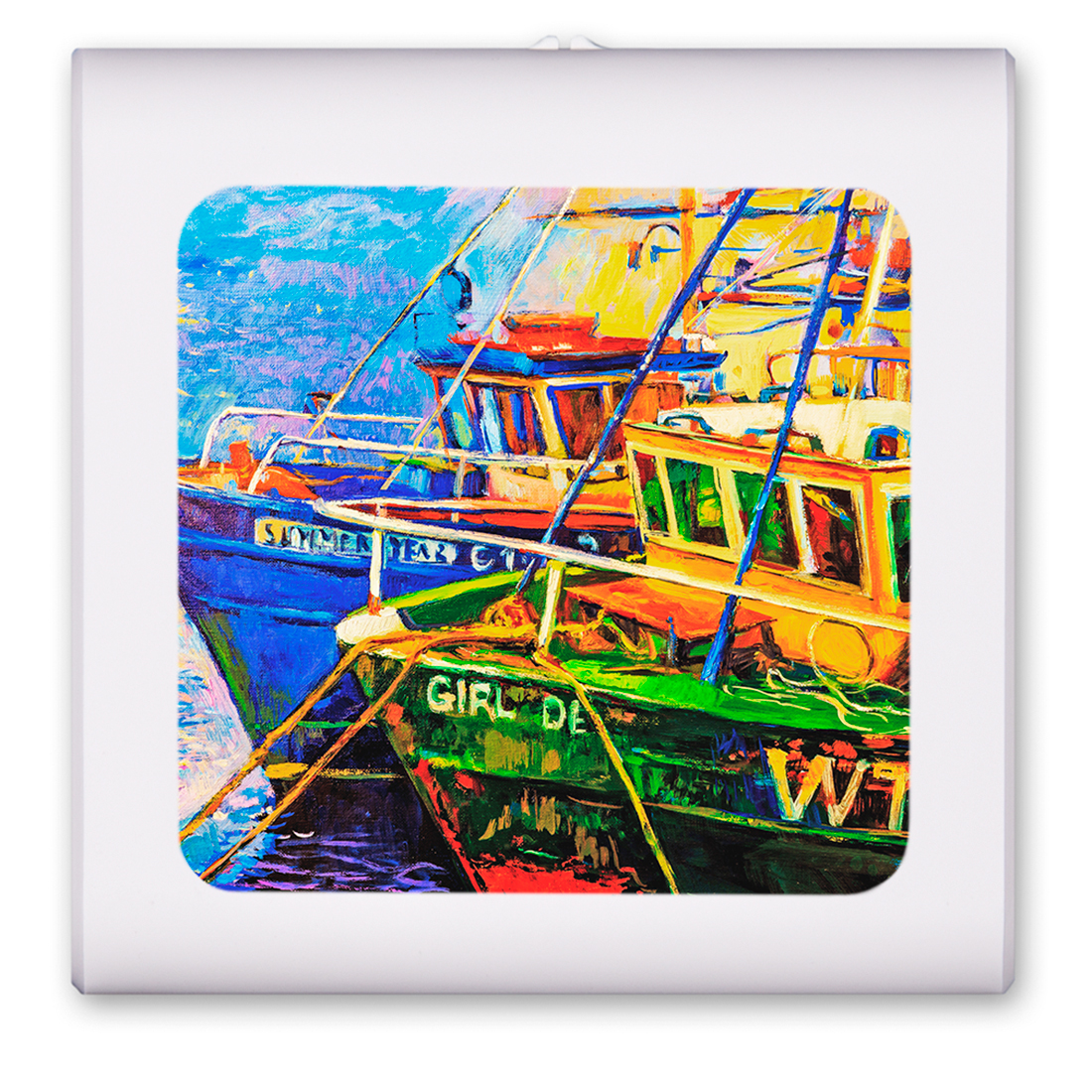 Fishing Boats Tied Up - #8598