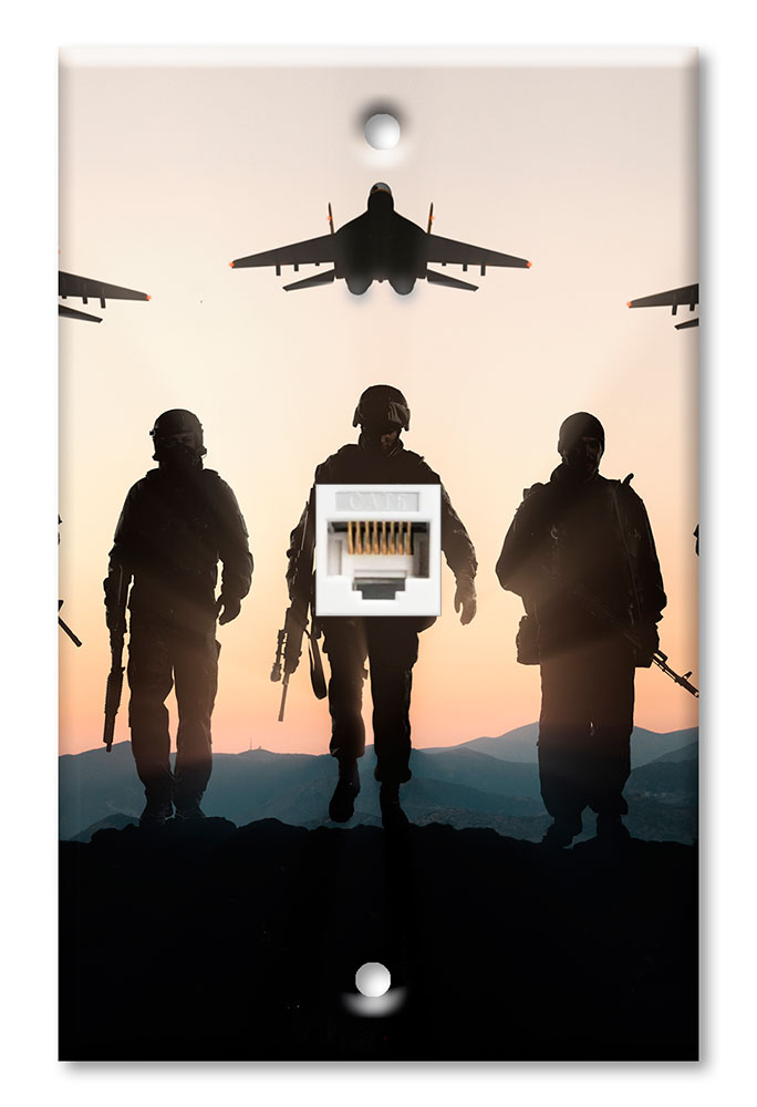 Military Silhouettes - #8607