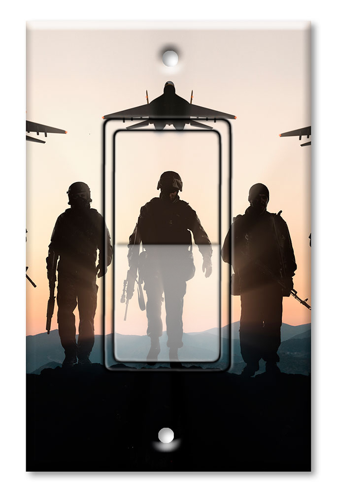 Military Silhouettes - #8607