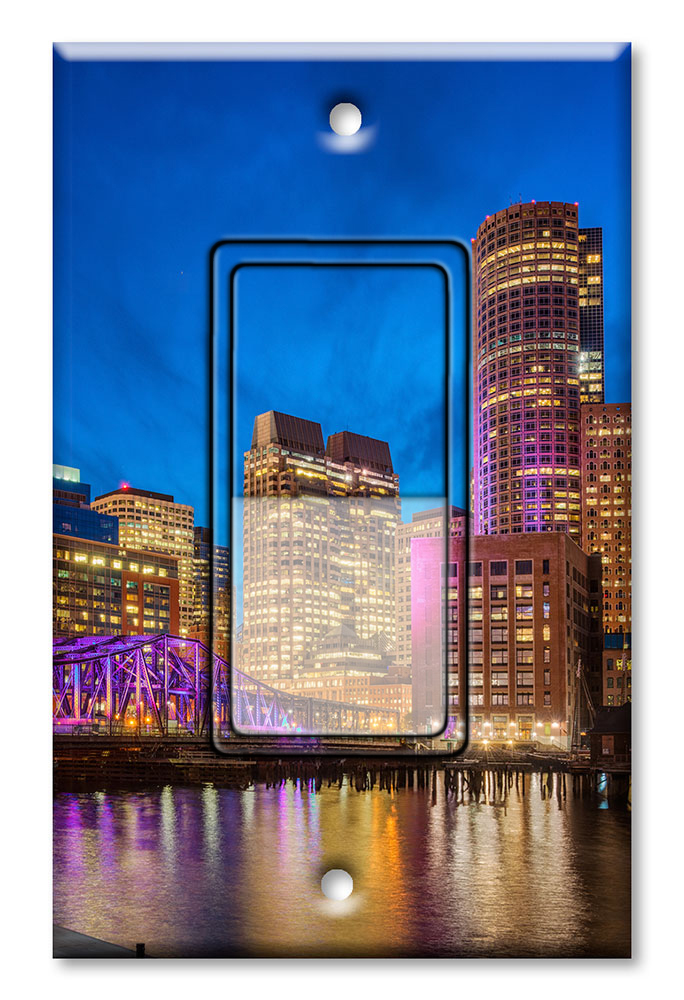 Boston At Night - #8625