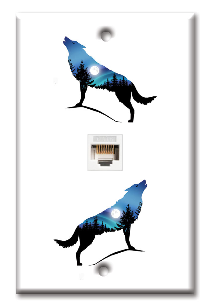 Wolf Silhouette - #8722