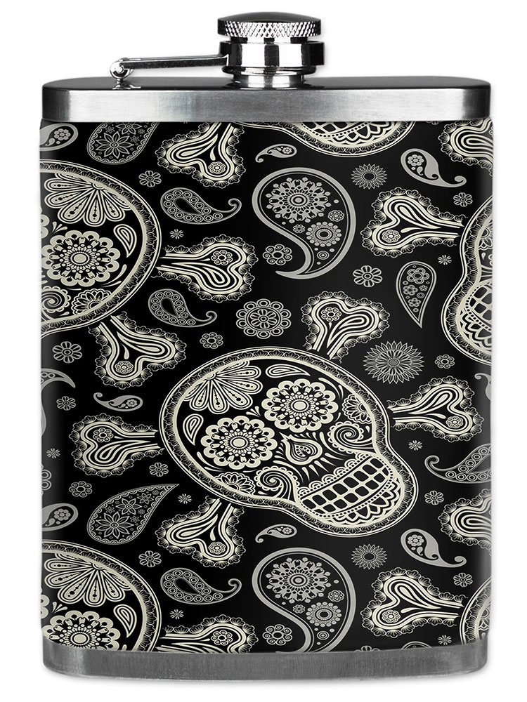 Paisley Skull & Crossbones - #940