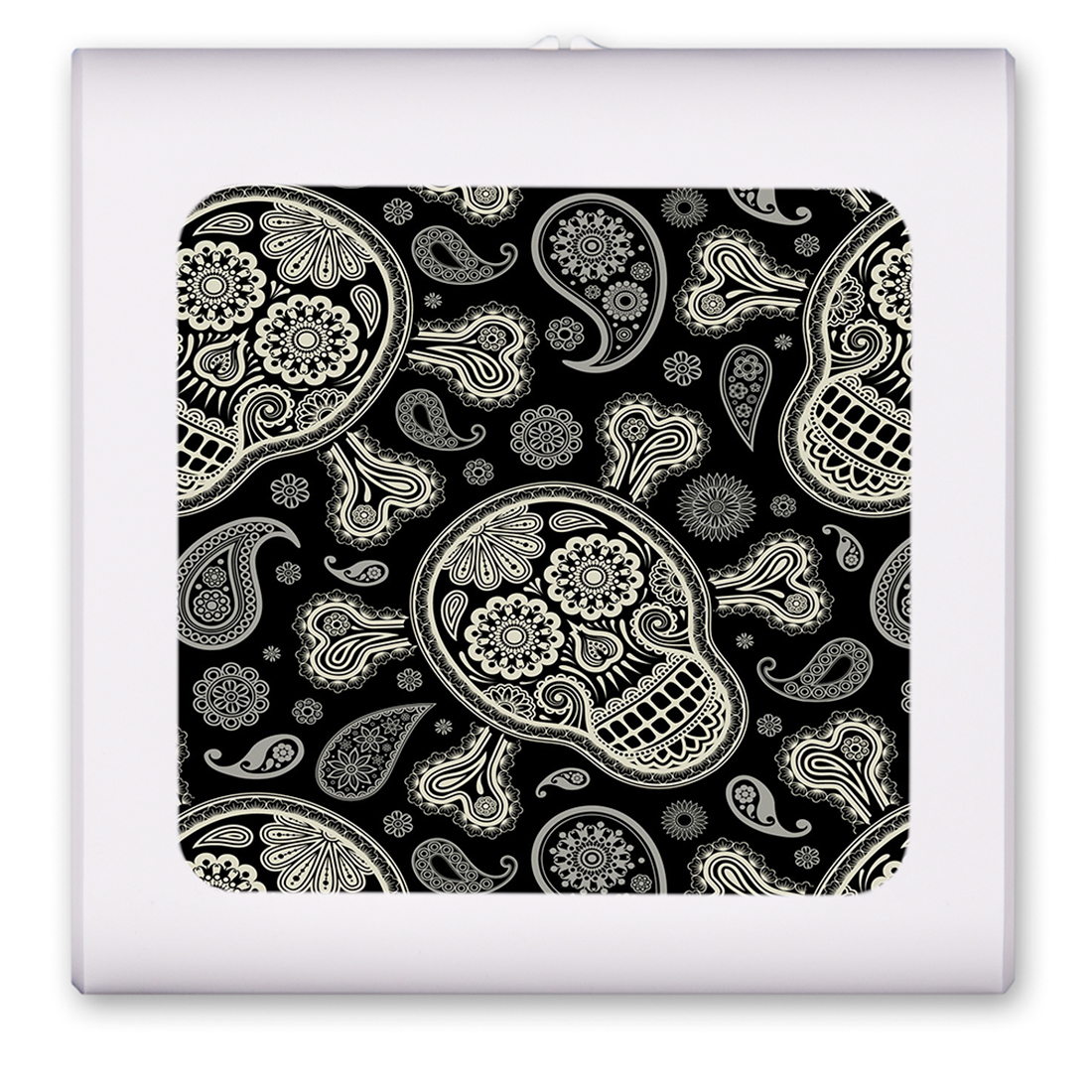 Paisley Skull and Crossbones - #940