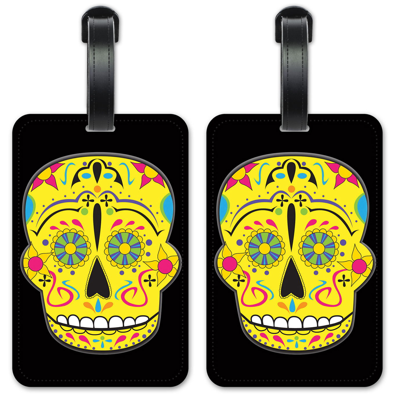 Yellow Sugar Skull - #942