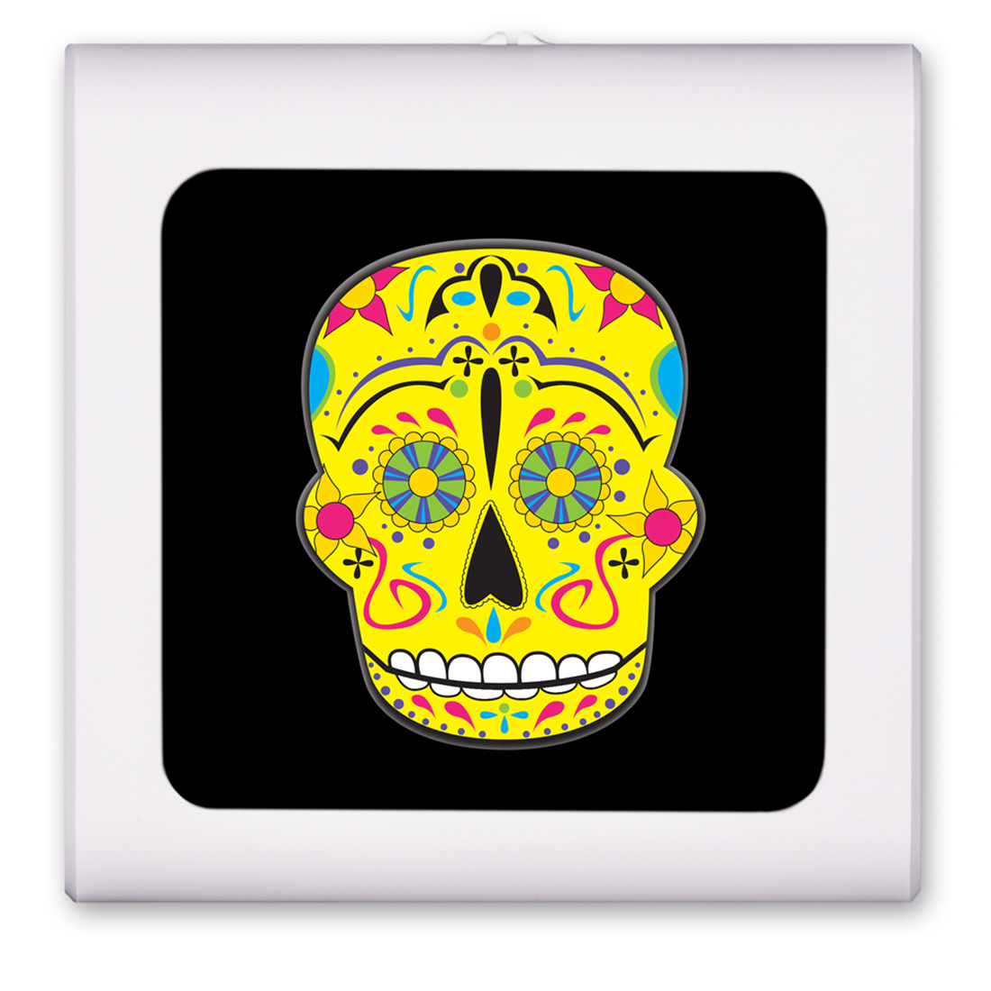 Yellow Sugar Skull - #942