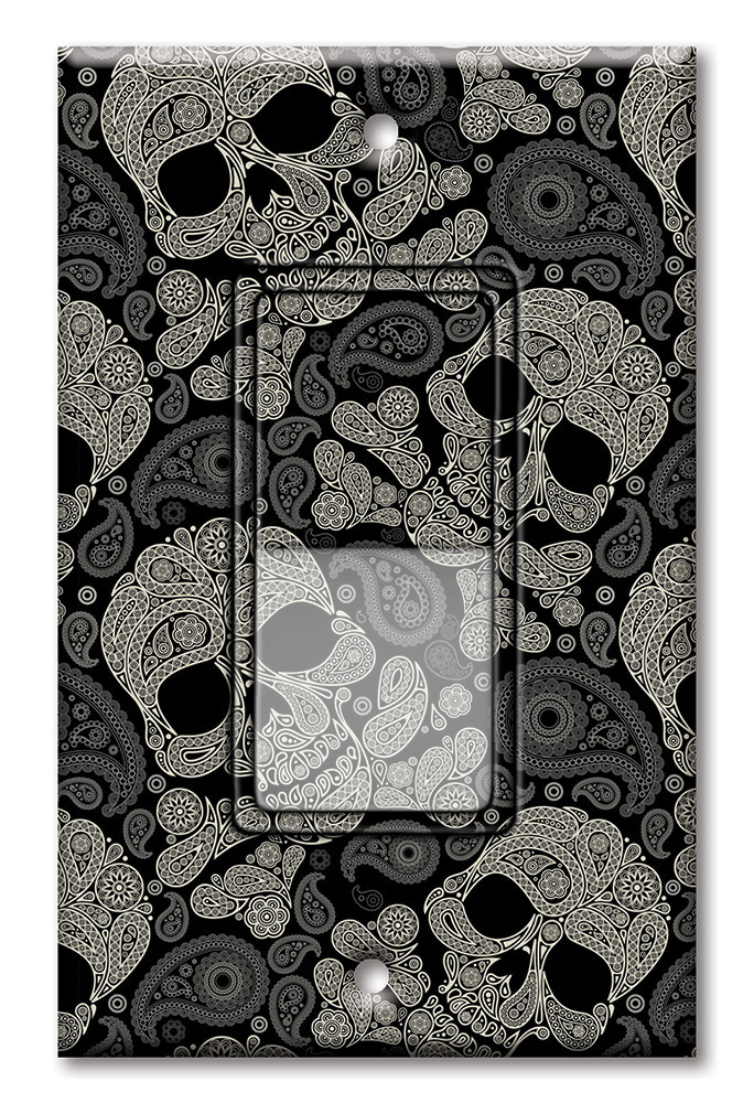 Paisley Skulls - #946