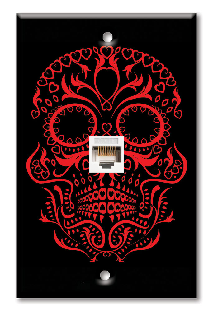 Red Sugar Skull - #947