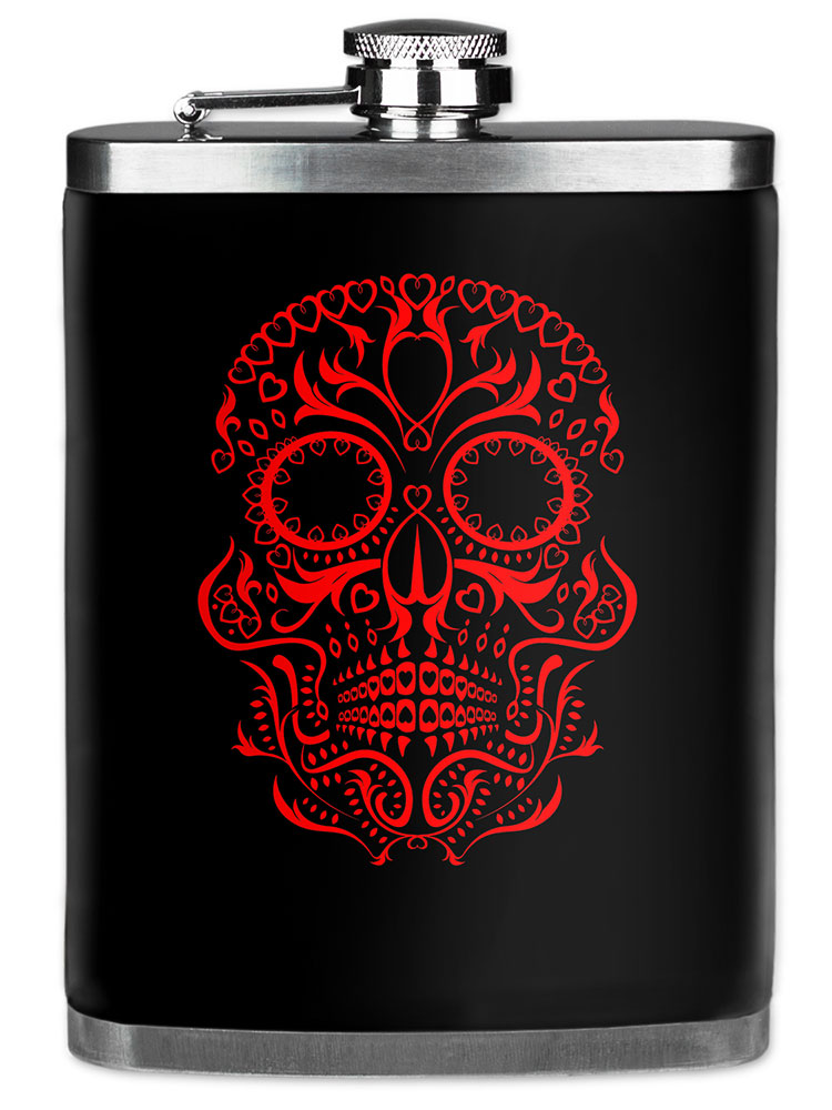 Red Sugar Skull - #947