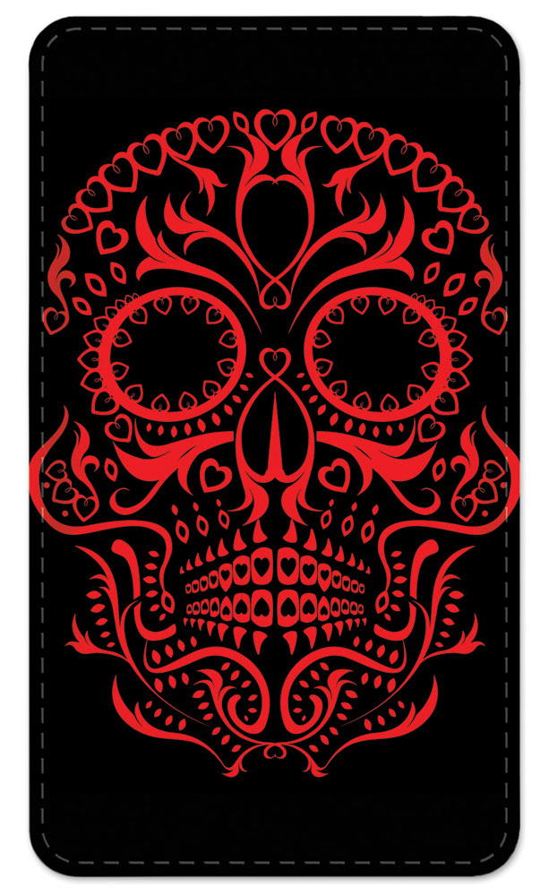 Red Sugar Skull - #947