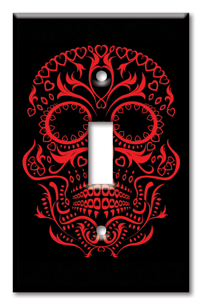 Red Sugar Skull - #947