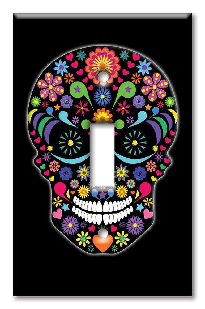 Multi Color Sugar Skull - #950