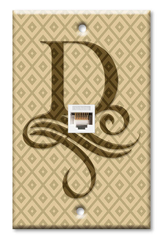 Letter "D" Monogram - #D