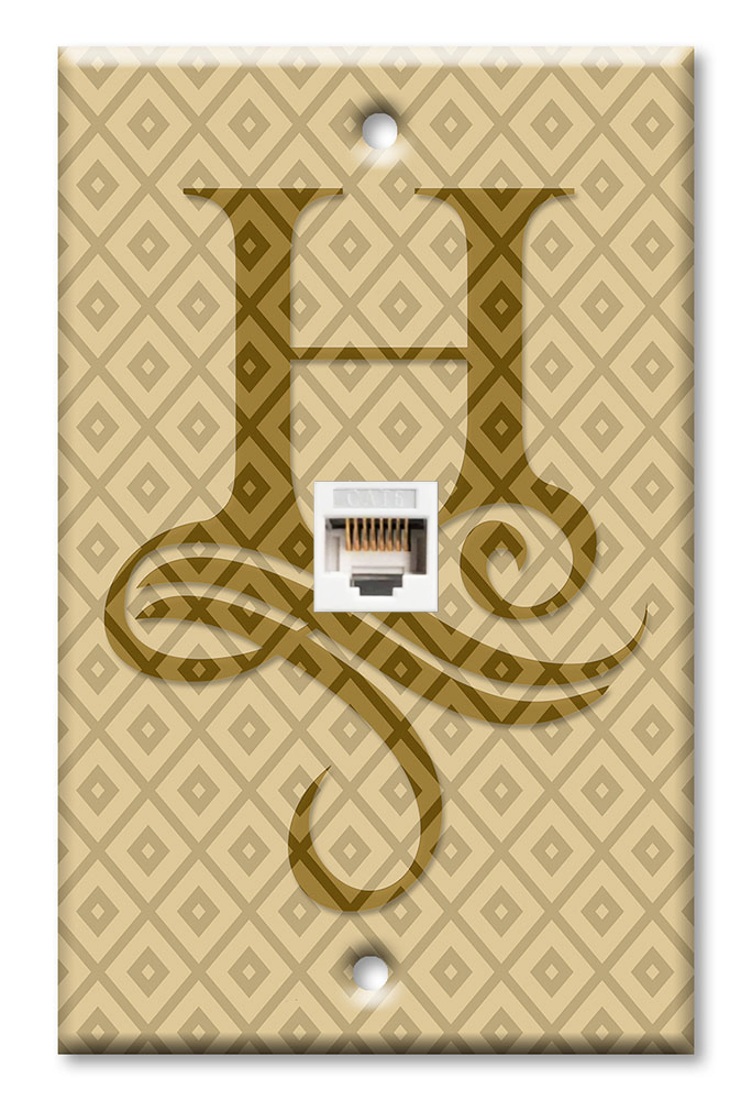 Letter "H" Monogram - #H