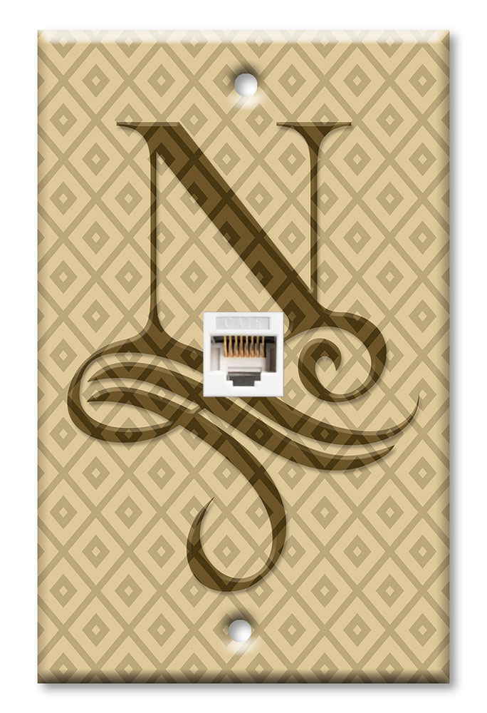 Letter "N" Monogram - #N