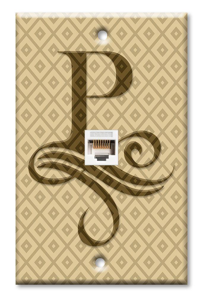 Letter "P" Monogram - #P