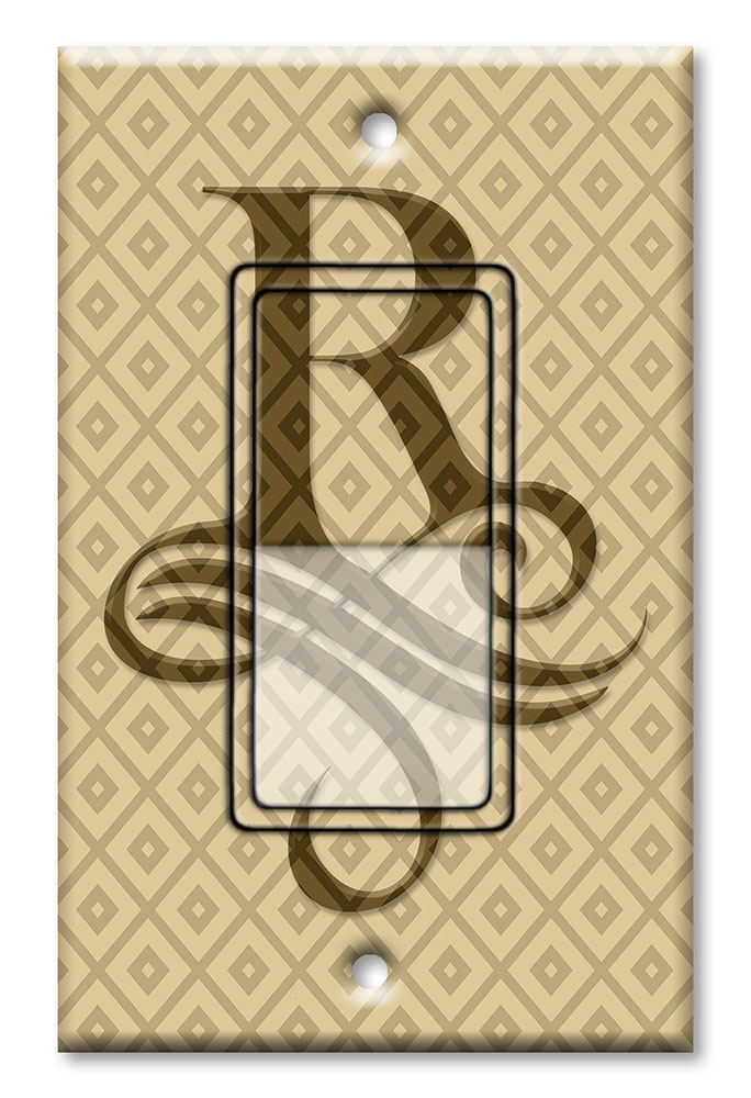 Letter "R" Monogram - #R