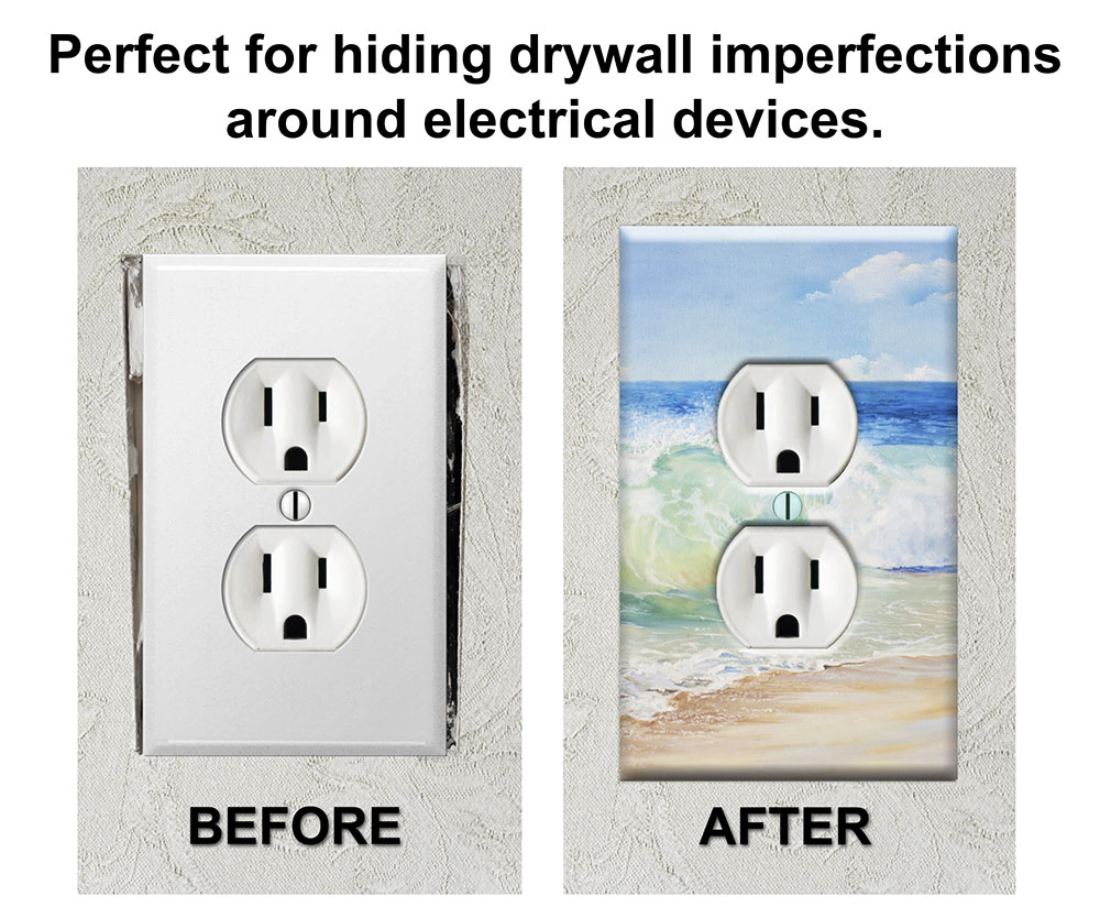 oversize decorative switch plates