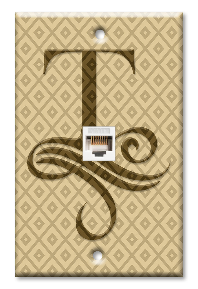 Letter "T" Monogram - #T