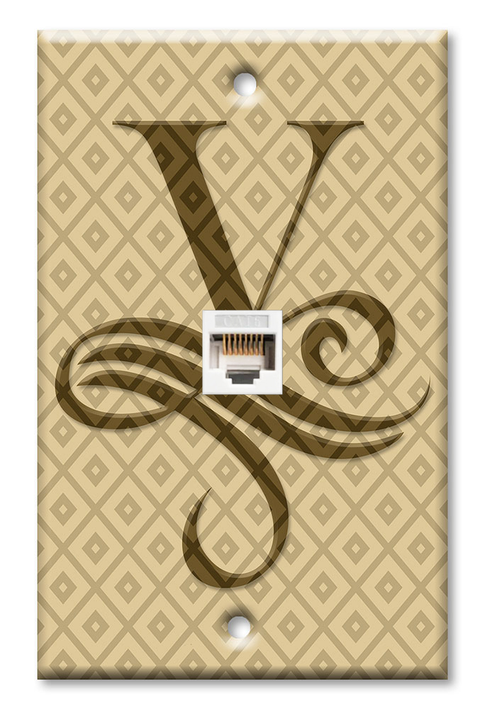 Letter "V" Monogram - #V